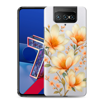 Силиконовый чехол на ASUS ZenFone 7 с принтом Цветы