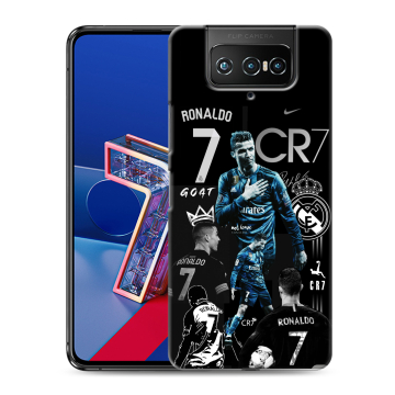 Силиконовый чехол на ASUS ZenFone 7 с принтом Реал Роналдо