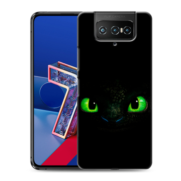 Силиконовый чехол на ASUS ZenFone 7 с принтом Как приручить дракона