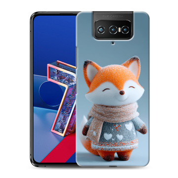 Силиконовый чехол на ASUS ZenFone 7 с принтом Лиса