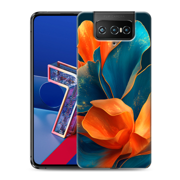 Силиконовый чехол на ASUS ZenFone 7 с принтом Цветы