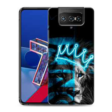 Силиконовый чехол на ASUS ZenFone 7 с принтом Король лев