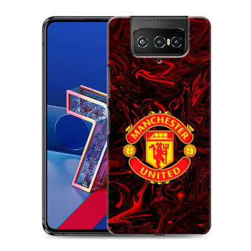 Силиконовый чехол на ASUS ZenFone 7 с принтом Manchester United