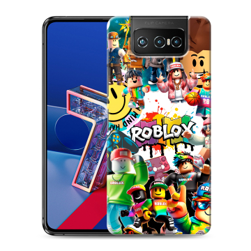 Силиконовый чехол на ASUS ZenFone 7 с принтом Roblox Роблокс Силиконовый чехол на ASUS ZenFone 7 с принтом Roblox Роблокс