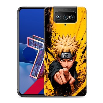 Силиконовый чехол на ASUS ZenFone 7 с принтом Naruto Наруто
