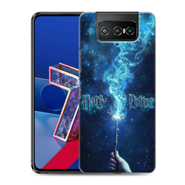 Силиконовый чехол на ASUS ZenFone 7 с принтом Harry Potter Гарри Поттер