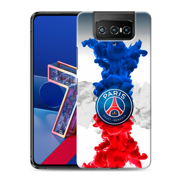 Силиконовый чехол на ASUS ZenFone 7 с принтом PSG ПСЖ