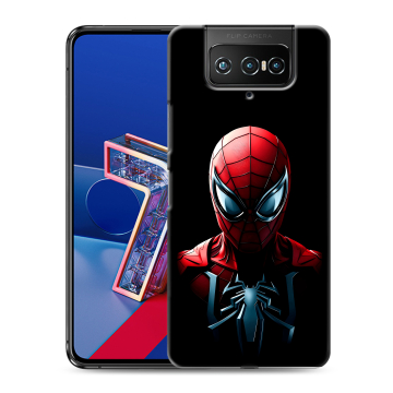 Силиконовый чехол на ASUS ZenFone 7 с принтом Spiderman Человек паук