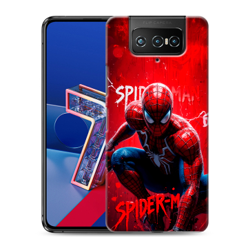 Силиконовый чехол на ASUS ZenFone 7 с принтом Spiderman Человек паук Силиконовый чехол на ASUS ZenFone 7 с принтом Spiderman Человек паук