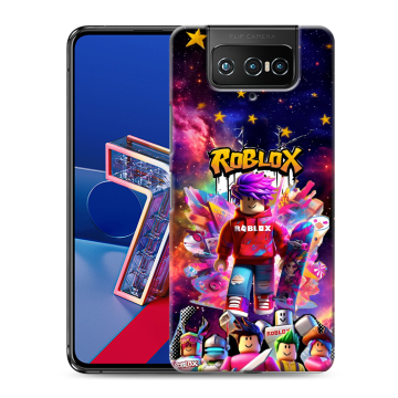 Силиконовый чехол на ASUS ZenFone 7 с принтом Roblox Роблокс Силиконовый чехол на ASUS ZenFone 7 с принтом Roblox Роблокс