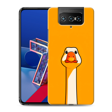 Силиконовый чехол на ASUS ZenFone 7 с принтом Смешная утка