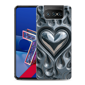 Силиконовый чехол на ASUS ZenFone 7 с принтом Y2K