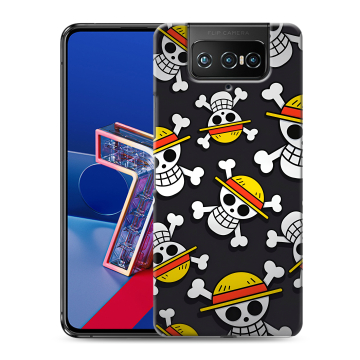Силиконовый чехол на ASUS ZenFone 7 с принтом One Piece Ван Пис