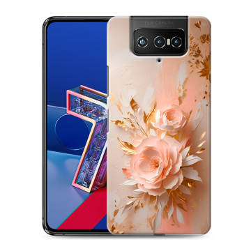 Силиконовый чехол на ASUS ZenFone 7 с принтом женский