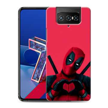 Силиконовый чехол на ASUS ZenFone 7 с принтом Дедпул Deadpool
