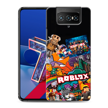 Силиконовый чехол на ASUS ZenFone 7 с принтом Roblox Роблокс Силиконовый чехол на ASUS ZenFone 7 с принтом Roblox Роблокс