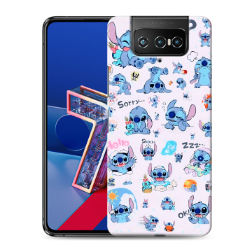 Силиконовый чехол на ASUS ZenFone 7 с принтом Лило и Стич
