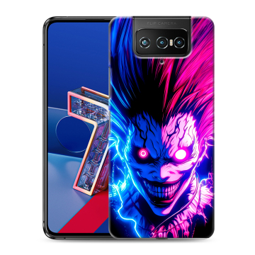 Силиконовый чехол на ASUS ZenFone 7 с принтом Death note Тетрадь смерти