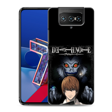 Силиконовый чехол на ASUS ZenFone 7 с принтом Death note Тетрадь смерти