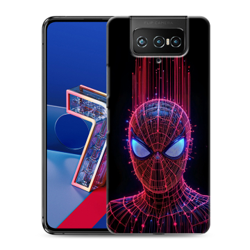 Силиконовый чехол на ASUS ZenFone 7 с принтом Spiderman Человек паук