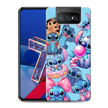 Силиконовый чехол на ASUS ZenFone 7 с принтом Лило и Стич