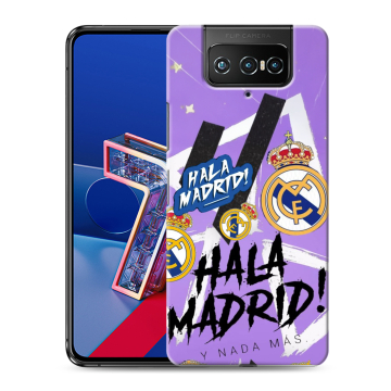 Силиконовый чехол на ASUS ZenFone 7 с принтом Real Madrid Реал Мадрид