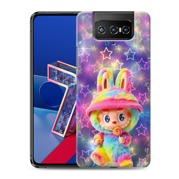 Силиконовый чехол на ASUS ZenFone 7 с принтом Labubu Лабубу Силиконовый чехол на ASUS ZenFone 7 с принтом Labubu Лабубу