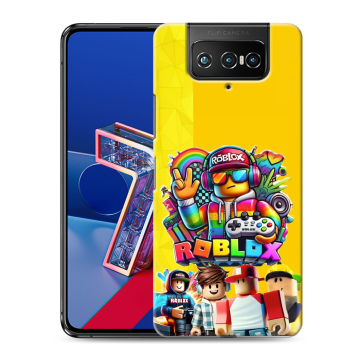 Силиконовый чехол на ASUS ZenFone 7 с принтом Roblox Роблокс Силиконовый чехол на ASUS ZenFone 7 с принтом Roblox Роблокс