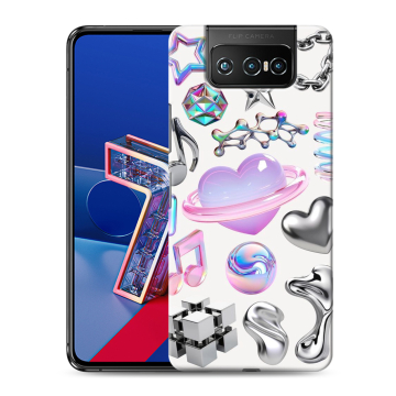 Силиконовый чехол на ASUS ZenFone 7 с принтом Y2K