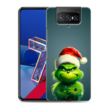 Силиконовый чехол на ASUS ZenFone 7 с принтом Новый год