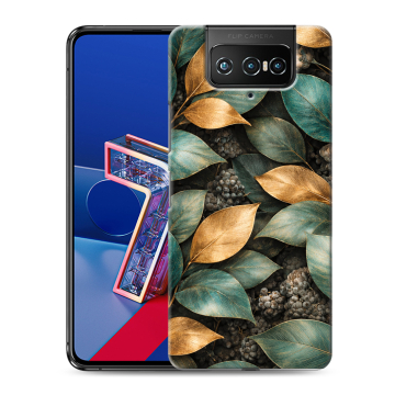 Силиконовый чехол на ASUS ZenFone 7 с принтом женский