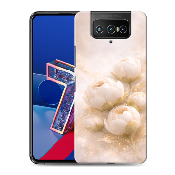 Силиконовый чехол на ASUS ZenFone 7 с принтом женский