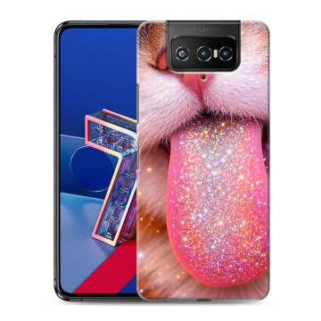 Силиконовый чехол на ASUS ZenFone 7 с принтом для девочек