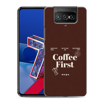 Силиконовый чехол на ASUS ZenFone 7 с принтом женский