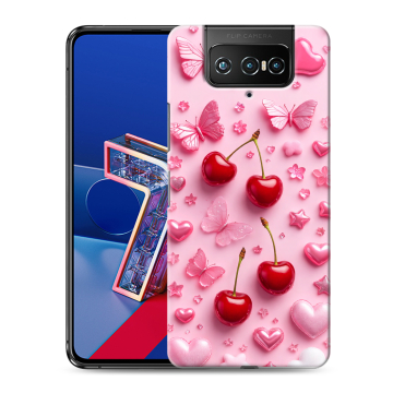 Силиконовый чехол на ASUS ZenFone 7 с принтом для девочек