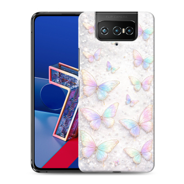 Силиконовый чехол на ASUS ZenFone 7 с принтом женский