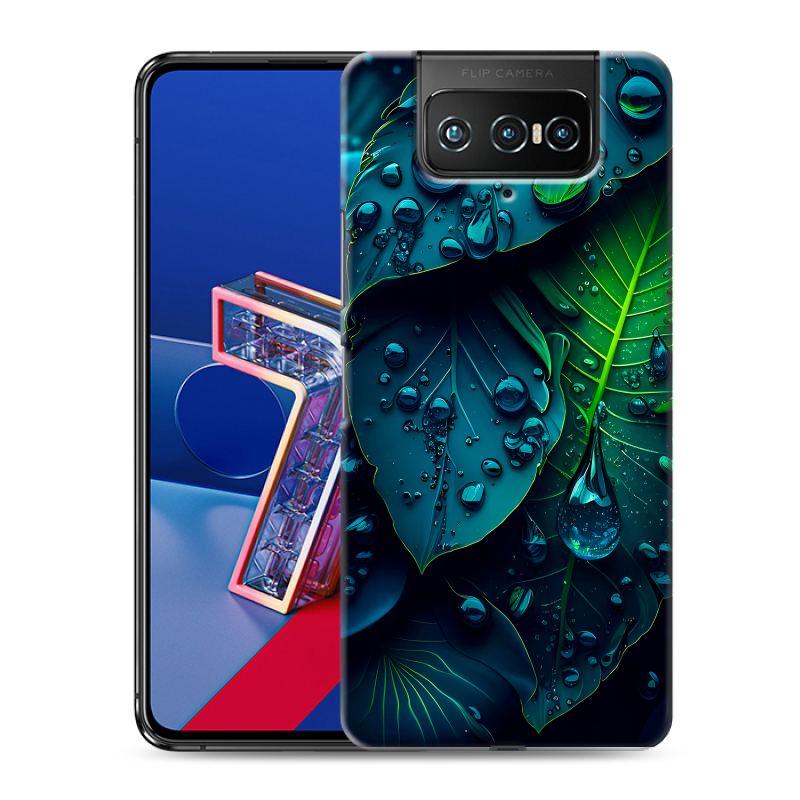 Силиконовый чехол на ASUS ZenFone 7 с принтом Листья Силиконовый чехол на ASUS ZenFone 7 с принтом Листья