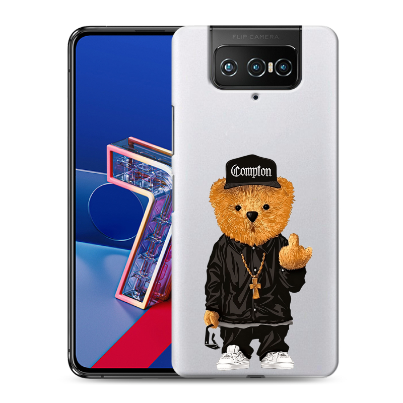 Силиконовый противоударный чехол на ASUS ZenFone 7 с принтом Плюшевый медведь Силиконовый противоударный чехол на ASUS ZenFone 7 с принтом Плюшевый медведь