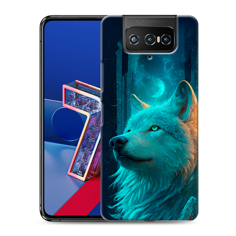 Силиконовый противоударный чехол на ASUS ZenFone 7 с принтом бабочки саккура Силиконовый противоударный чехол на ASUS ZenFone 7 с принтом бабочки саккура
