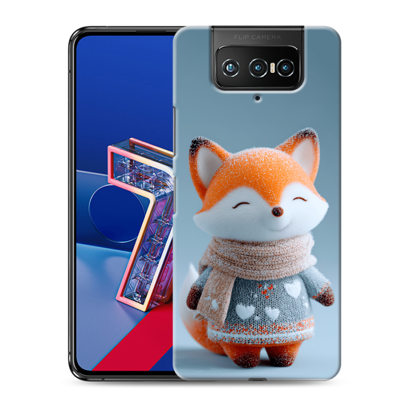 Силиконовый чехол на ASUS ZenFone 7 с принтом Лиса Силиконовый чехол на ASUS ZenFone 7 с принтом Лиса