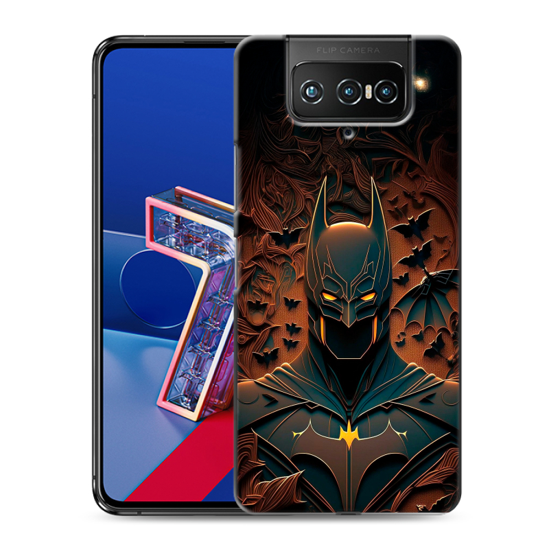 Силиконовый чехол на ASUS ZenFone 7 с принтом Batman Бэтмен Силиконовый чехол на ASUS ZenFone 7 с принтом Batman Бэтмен