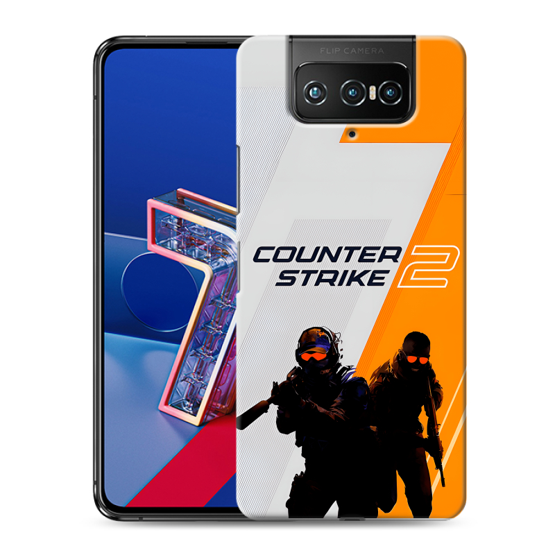 Силиконовый чехол на ASUS ZenFone 7 с принтом Counter Strike Силиконовый чехол на ASUS ZenFone 7 с принтом Counter Strike