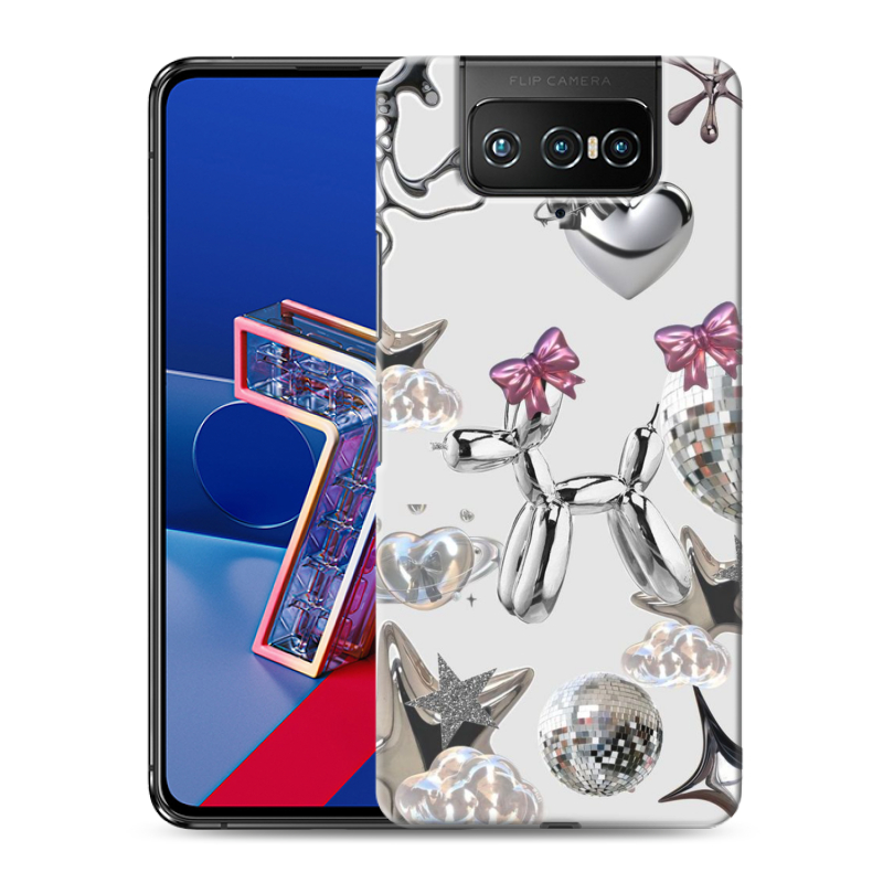 Силиконовый чехол на ASUS ZenFone 7 с принтом Y2K Силиконовый чехол на ASUS ZenFone 7 с принтом Y2K