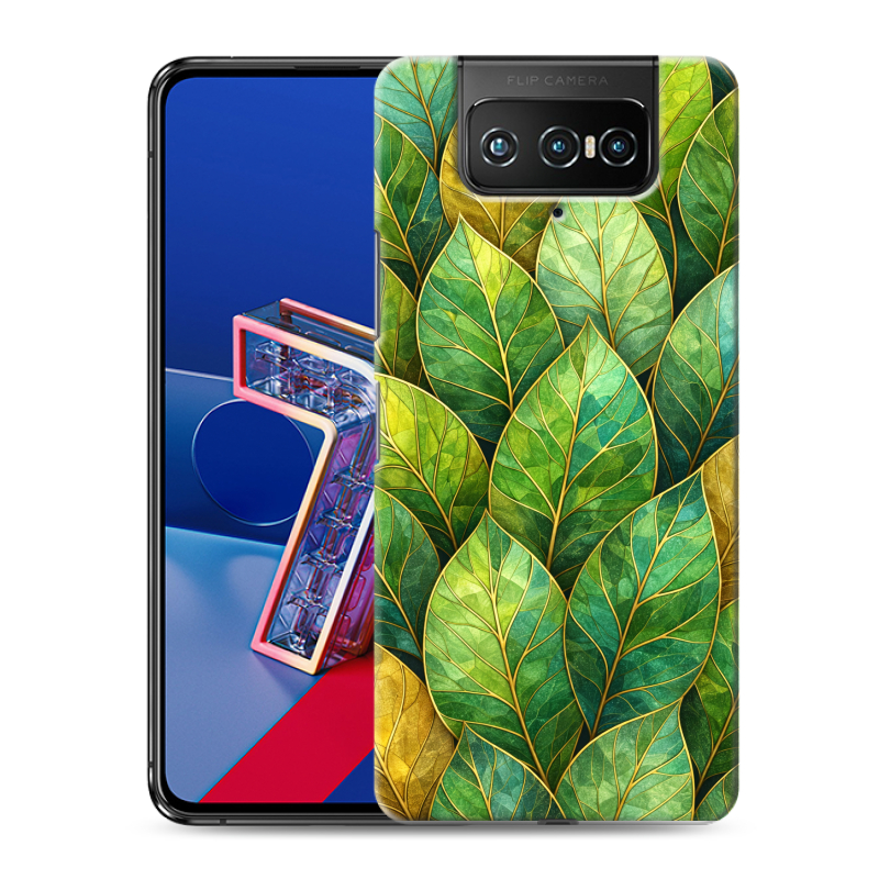 Силиконовый противоударный чехол на ASUS ZenFone 7 с принтом женский Силиконовый противоударный чехол на ASUS ZenFone 7 с принтом женский