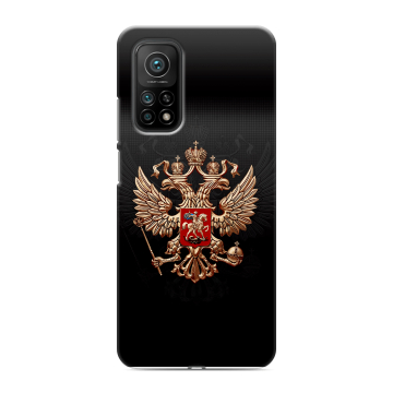 Силиконовый чехол на Xiaomi Mi 10T с принтом Герб России Силиконовый чехол на Xiaomi Mi 10T с принтом Герб России