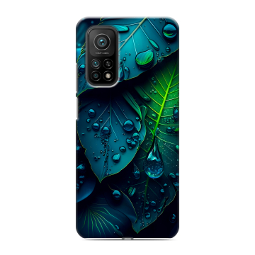 Силиконовый чехол на Xiaomi Mi 10T с принтом Листья Силиконовый чехол на Xiaomi Mi 10T с принтом Листья