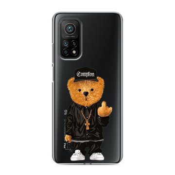 Силиконовый чехол на Xiaomi Mi 10T с принтом Плюшевый медведь Силиконовый чехол на Xiaomi Mi 10T с принтом Плюшевый медведь