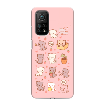 Силиконовый чехол на Xiaomi Mi 10T с принтом Hello Kitty Хелоу Кити Силиконовый чехол на Xiaomi Mi 10T с принтом Hello Kitty Хелоу Кити