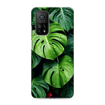 Силиконовый чехол на Xiaomi Mi 10T с принтом Листья Силиконовый чехол на Xiaomi Mi 10T с принтом Листья
