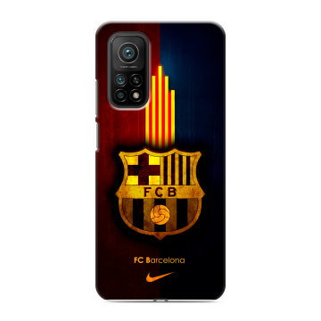 Силиконовый чехол на Xiaomi Mi 10T с принтом Барселона Barcelona